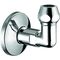 Schell Winkel-Verschraubung chrom, langer Schubschaft 1/2Zollx1/2Zollx12mm
