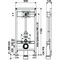 Schell WC-Montagemodul MONTUS BH 115cm, mit Spülarmatur COMPACT II