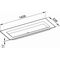 Keuco Keramik-Waschtisch ROYAL 60 1409x17x538mm o HL-Boh o Überlauf we