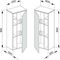 Keuco Mittelschrank EDITION 400 450x894x300mm Ans re eiche ant