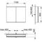 Keuco Spiegelschrank ROYAL MODULAR 2.0 Breite 1100mm Höhe 900mm Tiefe 160mm