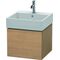 Duravit Waschtischunterbau L-CUBE 394x484x459mm europäische eiche