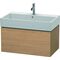 Duravit Waschtischunterbau L-CUBE 394x784x459mm europäische eiche