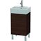 Duravit Waschtischunterbau L-CUBE 593x434x341mm Ans li nussbaum gebürstet
