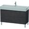 Duravit Waschtischunterbau L-CUBE 582x1184x459mm eiche dunkel gebürstet