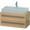Duravit Konsolenunterschrank X-LARGE 440x900x478mm eiche gebürstet
