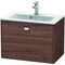 Duravit WT-Unterbau BRIOSO COMPACT Gri chrom 442x620x389mm nussbaum dunkel