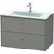 Duravit Waschtischunterbau BRIOSO Griffe Frontfarbe 553x820x479mm bas matt