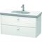 Duravit Waschtischunterbau BRIOSO Griffe Frontfarbe 563x1020x469mm we matt