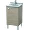 Duravit Waschtischunterbau BRIOSO 693x460x445mm Gri chr Ans re pine silver