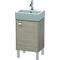 Duravit Waschtischunterbau BRIOSO 570x434x339mm Gri chr Ans re pine silver