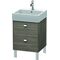 Duravit Waschtischunterbau BRIOSO Griffe chrom 570x484x459mm pine terra