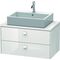 Duravit Konsolenunterschrank BRIOSO Griffe Frontfarbe 442x820x480mm we hgl