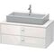 Duravit Konsolenunterschrank BRIOSO Griffe Frontfarbe 442x1020x550mm we hgl