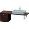 Duravit Konsolenunterschrank BRIOSO Gri chrom 442x420x480mm kastanie dunkel