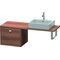 Duravit Konsolenunterschrank BRIOSO Griff chrom 442x520x480mm nussbaum natur