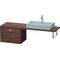 Duravit Konsolenunterschrank BRIOSO Gri chrom 442x620x480mm nussbaum dunkel