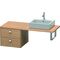 Duravit Konsolenunterschrank BRIOSO Griffe chr 442x520x550mm europ. eiche
