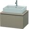 Duravit Konsolenunterschrank L-CUBE 400x720x547mm leinen