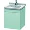 Duravit Waschtischunterbau L-CUBE 447x460x558mm Ans links lichtblau matt