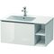 Duravit Waschtischunterbau L-CUBE 400x820x481mm Be links weiß hochglanz