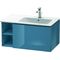 Duravit Waschtischunterbau L-CUBE 400x820x481mm Be re stone blue hochglanz