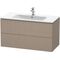 Duravit Waschtischunterbau L-CUBE 1020x481x550mm leinen