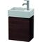 Duravit Waschtischunterbau L-CUBE 400x364x241mm Ans links kastanie dunkel