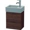 Duravit Waschtischunterbau L-CUBE 400x364x241mm Ans rechts nussbaum dunkel