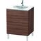 Duravit Waschtischunterbau L-CUBE 514x620x704mm nussbaum dunkel