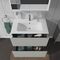 Duravit Waschtischunterbau L-CUBE 820x481x704mm betongrau matt