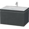 Duravit Möbelwaschtisch DARLING NEW 800x540mm o ÜL 1 Hahnloch betongrau matt