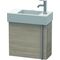 Duravit Waschtischunterbau VERO AIR 436x484x211mm Anschlag links pine silver