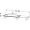 Duravit Konsole X-LARGE 550x800x24mm nussbaum dunkel
