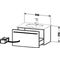 Duravit Waschtischunterbau X-LARGE 522x800x456mm betongrau matt