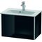 Duravit WTU COMPACT XSQUARE 400x610x388mm schwarz hochglanz