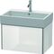 Duravit Waschtischunterbau XSQUARE 397x684x460mm weiß hochglanz