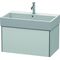 Duravit Waschtischunterbau XSQUARE 397x784x460mm weiß seidenmatt