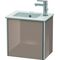 Duravit Waschtischunterbau XSQUARE 400x410x289mm Türansch li capp hochglanz