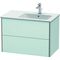 Duravit Waschtischunterbau XSQUARE 560x810x478mm Be rechts lichtblau matt