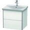 Duravit Waschtischunterbau XSQUARE 565x610x473mm weiß matt