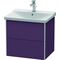 Duravit Waschtischunterbau XSQUARE 565x610x473mm aubergine seidenmatt