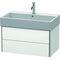 Duravit Waschtischunterbau XSQUARE 397x784x460mm weiß matt