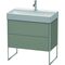 Duravit Waschtischunterbau XSQUARE 731x784x460mm steingrau seidenmatt