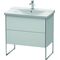 Duravit Waschtischunterbau XSQUARE 805x810x473mm weiß seidenmatt