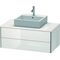 Duravit Waschtischunterbau XSQUARE 400x1000x548mm weiß hochglanz
