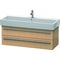 Duravit Waschtischunterbau X-LARGE 443x1150x448mm eiche gebürstet