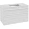 V&B Waschtischunterschrank VENTICELLO 957x606x502mm Griff white White Wood