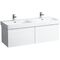 Laufen Waschtischunterbau LAUFEN PRO S 1260x450x390mm 2 Schubladen eiche hell