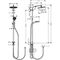 HG Showerpipe CROMETTA S 240 1JET RENO DN 15, EcoSmart 9 l/min chrom